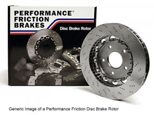 Subaru Impreza WRX STI V9 Performance Friction replacement discs